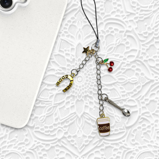 Coffee Good Luck Multi Charms