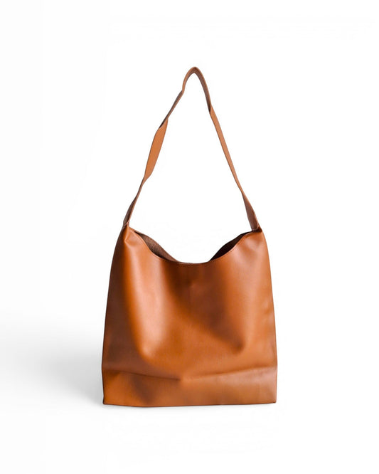 Grounded Shoulder Bag Rust Brown