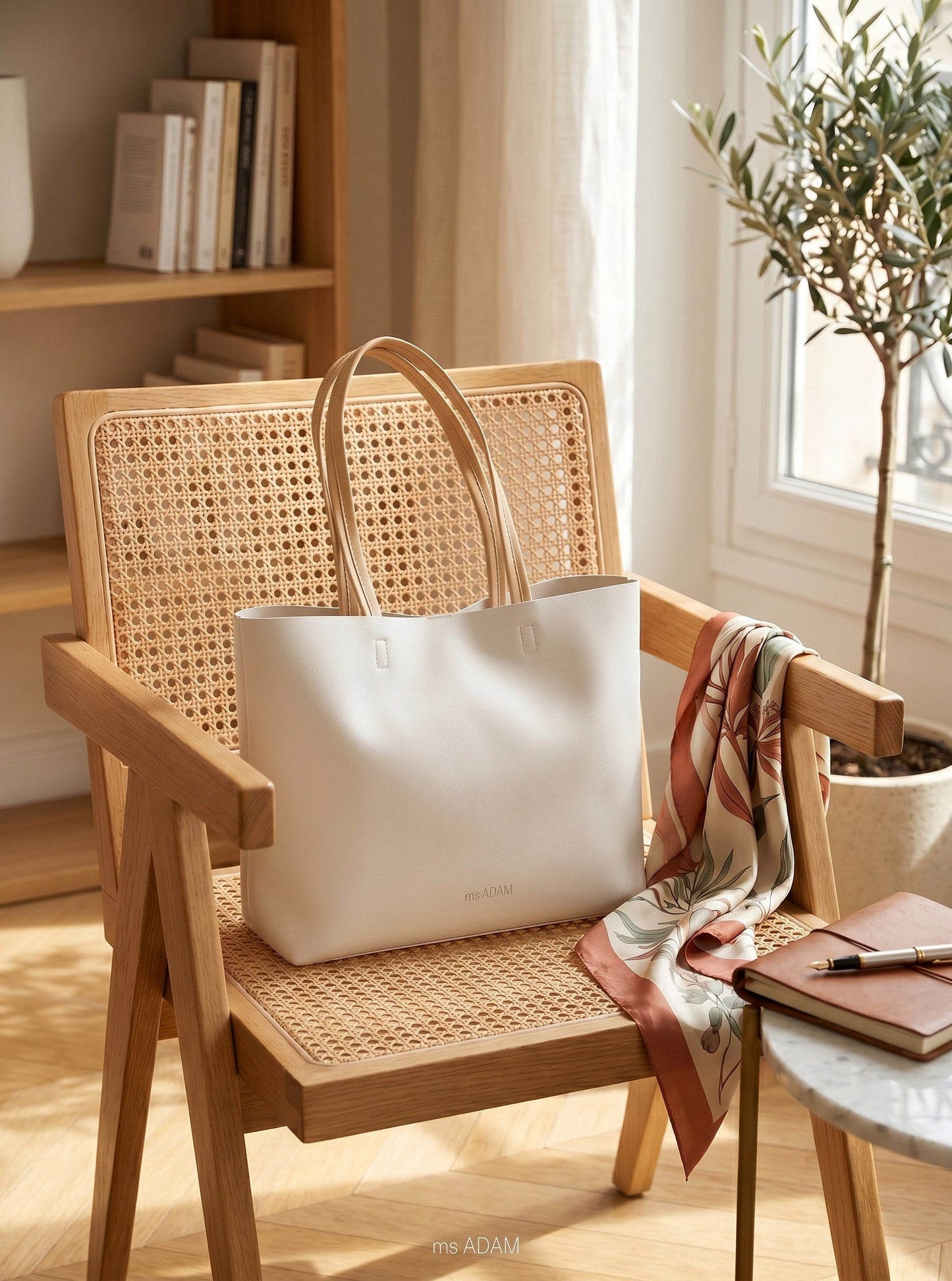 Minimalist Tote White