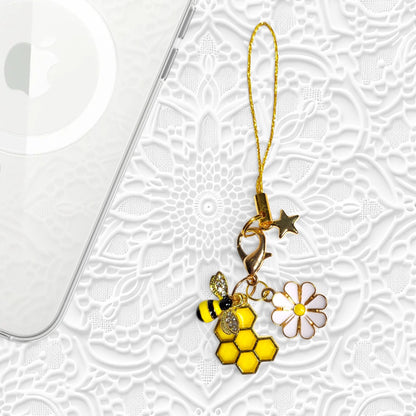 Honey Bee Golden Charm