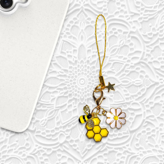 Honey Bee Golden Charm