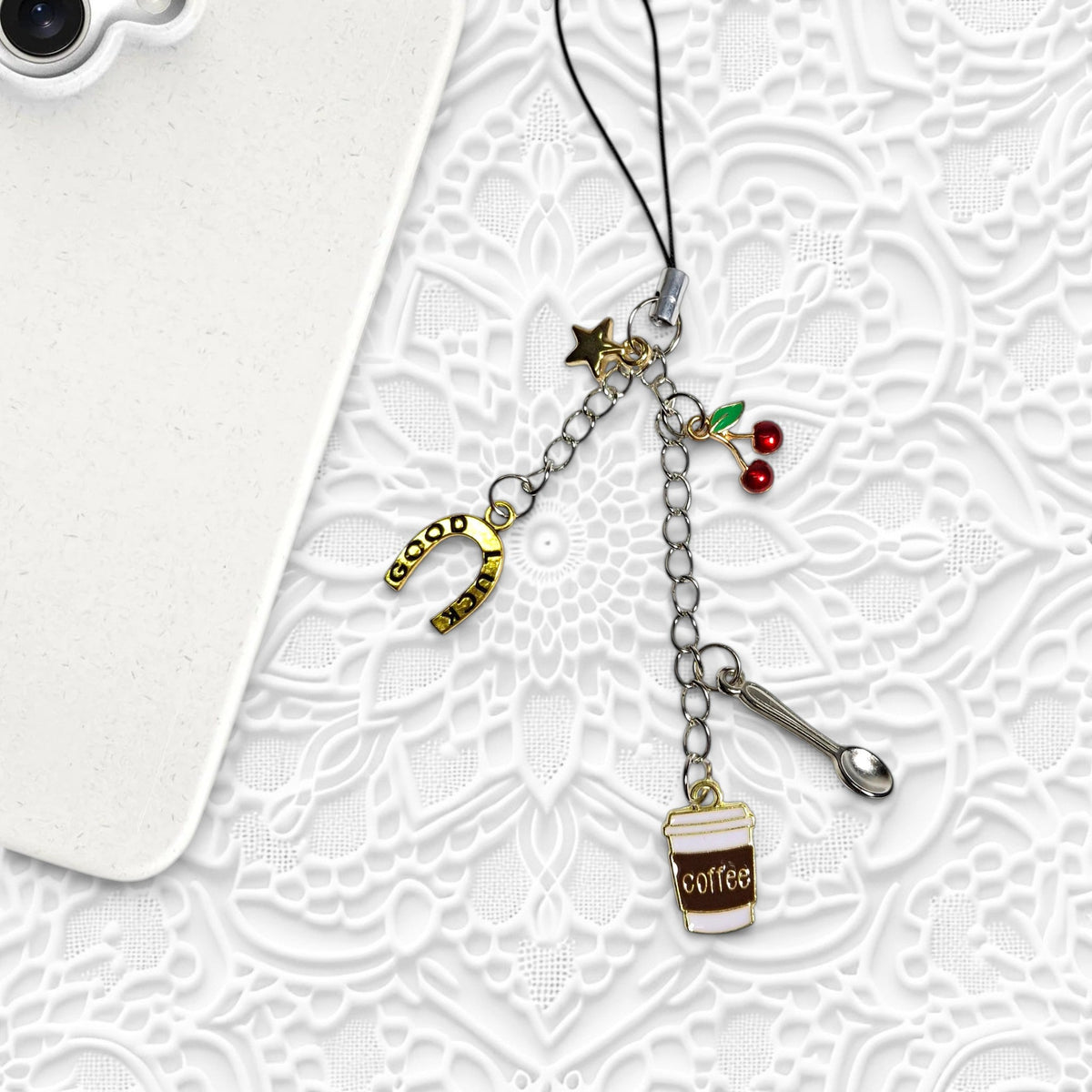 Coffee Good Luck Multi Charms