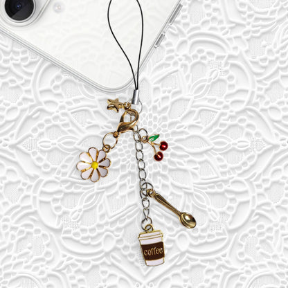 Coffee Bee Flower Multi Charm