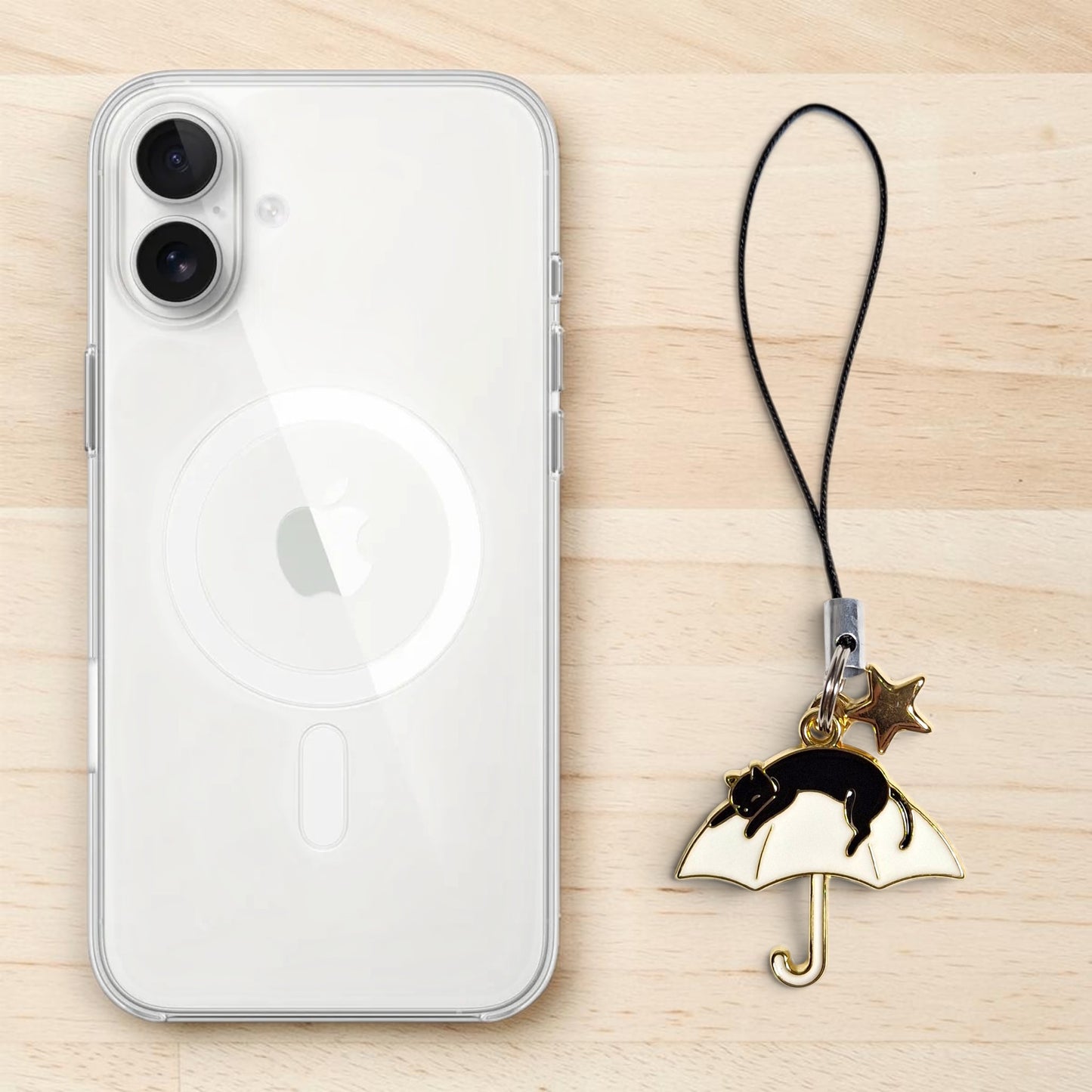 Sleeping Cat Charm
