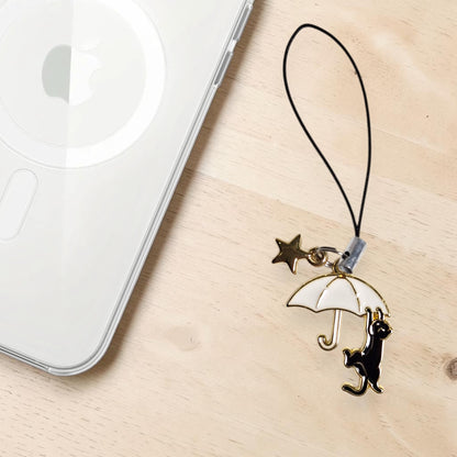Umbrella Cat Charm