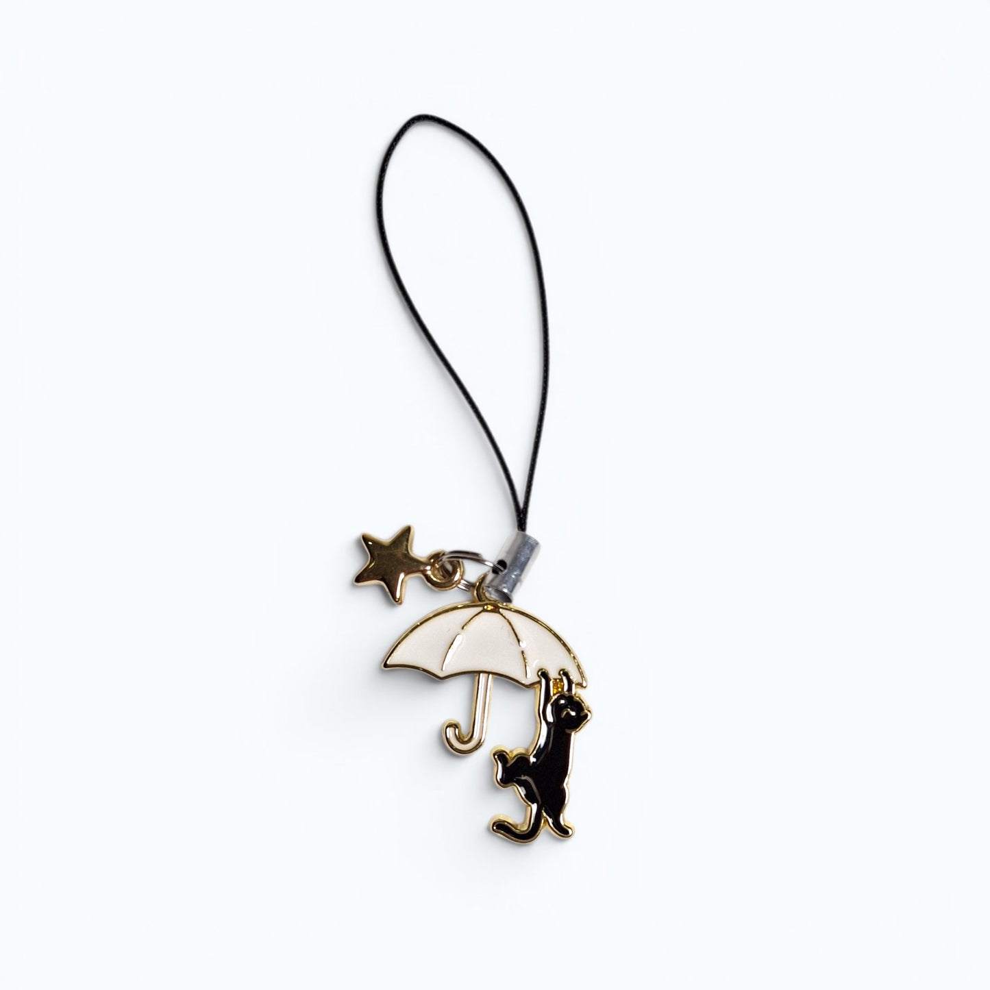 Umbrella Cat Charm