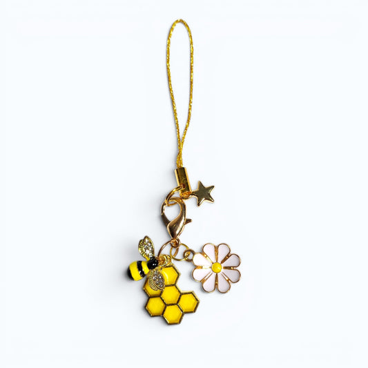 Honey Bee Golden Charm