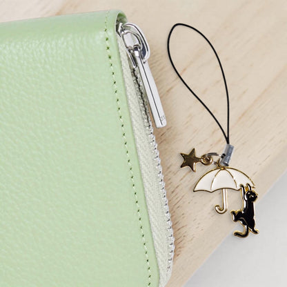 Umbrella Cat Charm