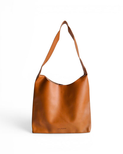 Grounded Shoulder Bag Rust Brown