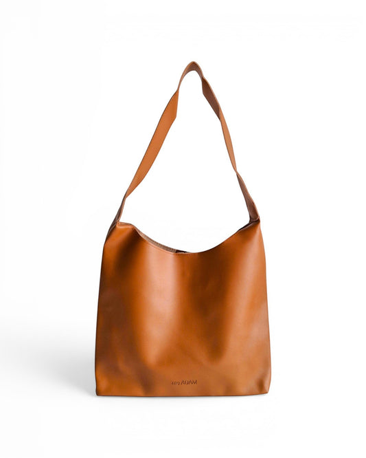 Grounded Shoulder Bag Rust Brown