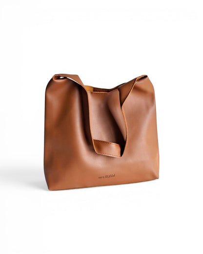 Grounded Shoulder Bag Brown