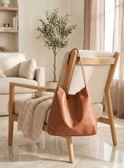 Grounded Shoulder Bag Brown