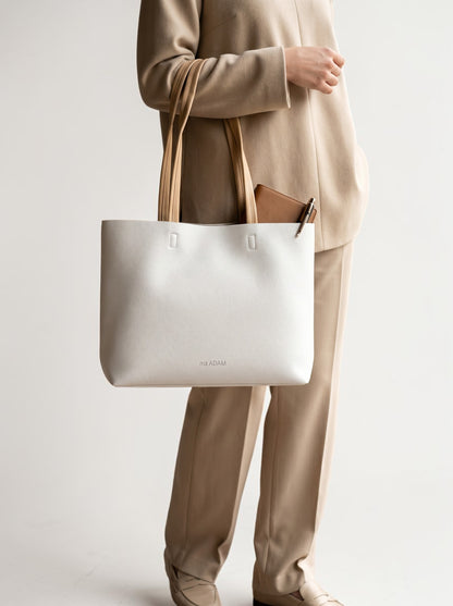 Minimalist Tote White